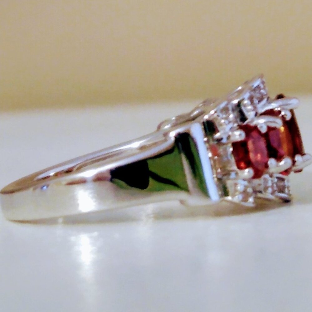 Stunning red garnet ring! - Picture 5 of 7